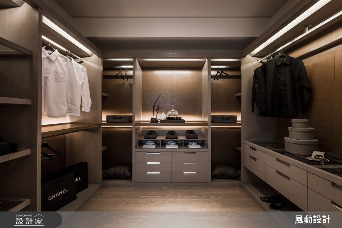 180坪新成屋(5年以下)＿新古典更衣間案例圖片＿風動設計有限公司＿風動_15之17