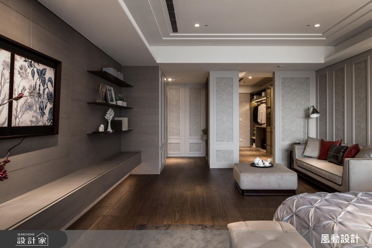 180坪新成屋(5年以下)＿新古典臥室更衣間案例圖片＿風動設計有限公司＿風動_15之19