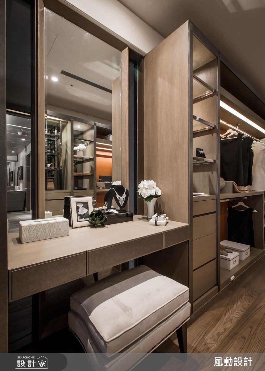 180坪新成屋(5年以下)＿新古典更衣間案例圖片＿風動設計有限公司＿風動_15之20