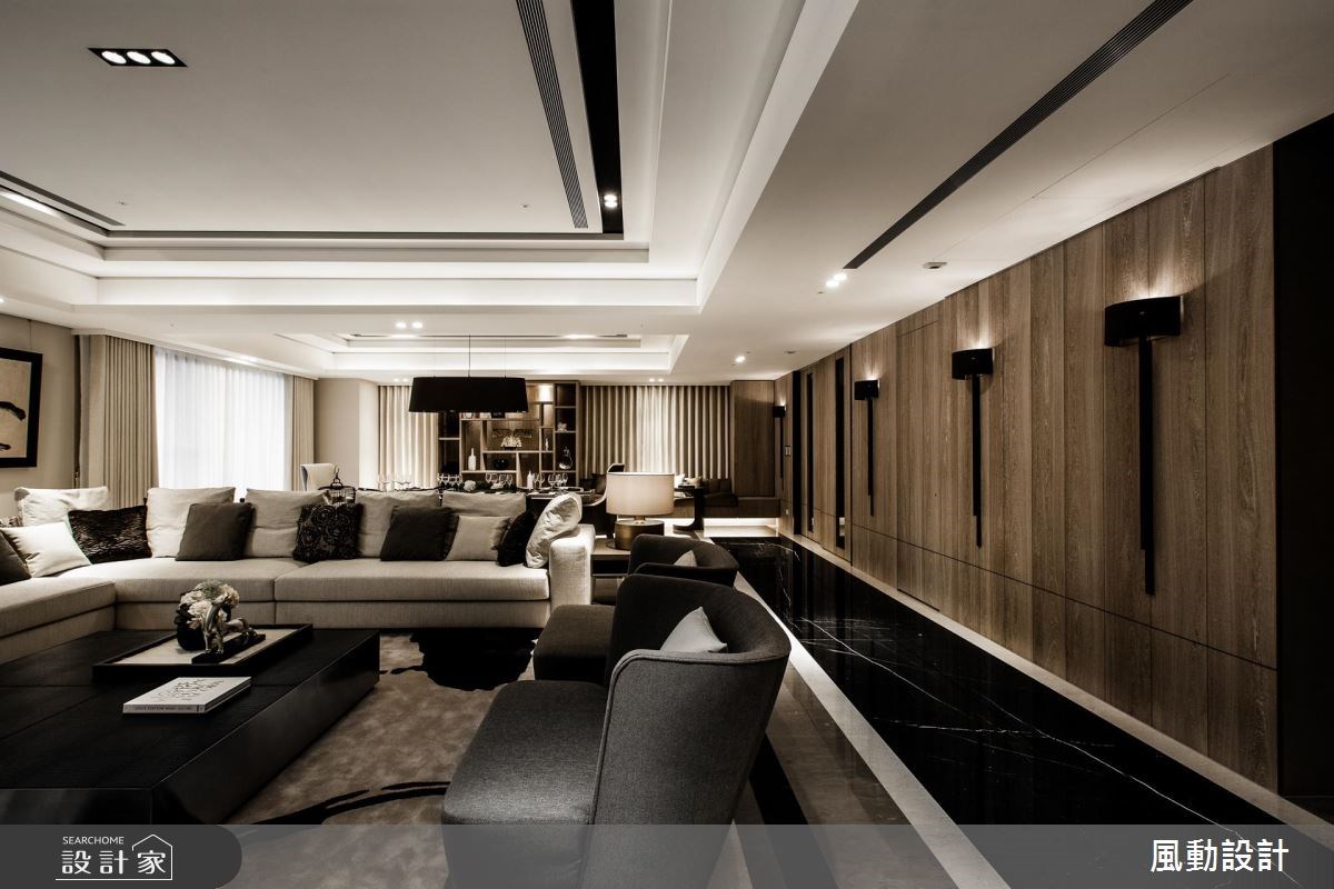 180坪新成屋(5年以下)＿新中式風客廳餐廳案例圖片＿風動設計有限公司＿風動_16之3