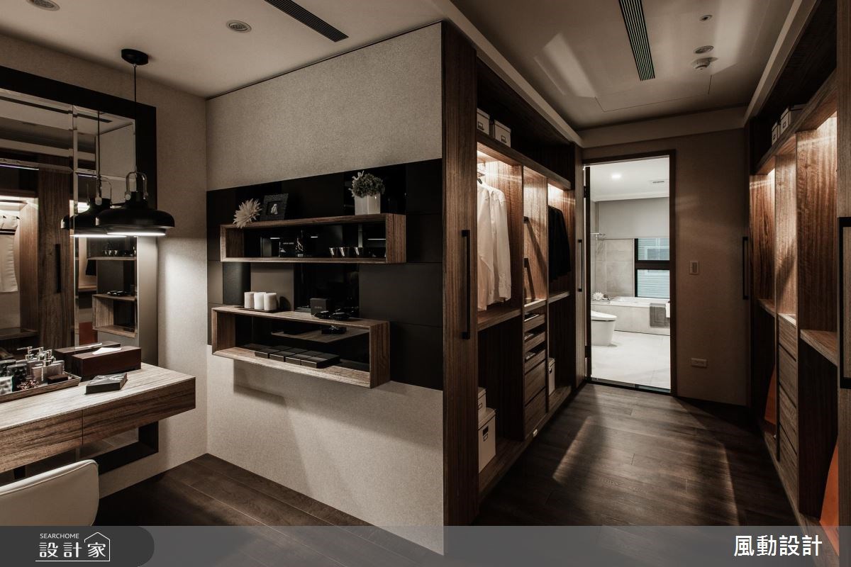 180坪新成屋(5年以下)＿新中式風更衣間浴室案例圖片＿風動設計有限公司＿風動_16之16