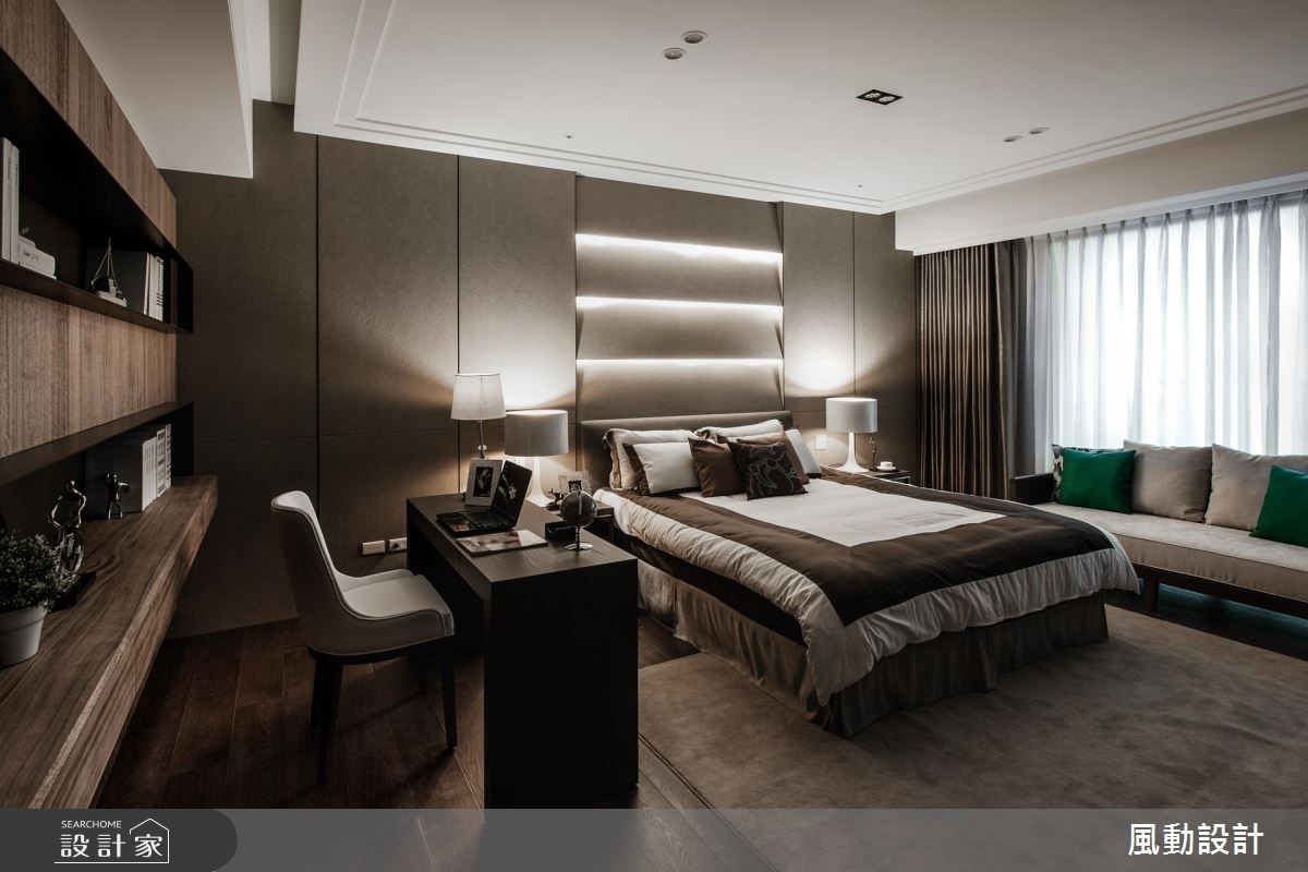 180坪新成屋(5年以下)＿新中式風臥室案例圖片＿風動設計有限公司＿風動_16之18