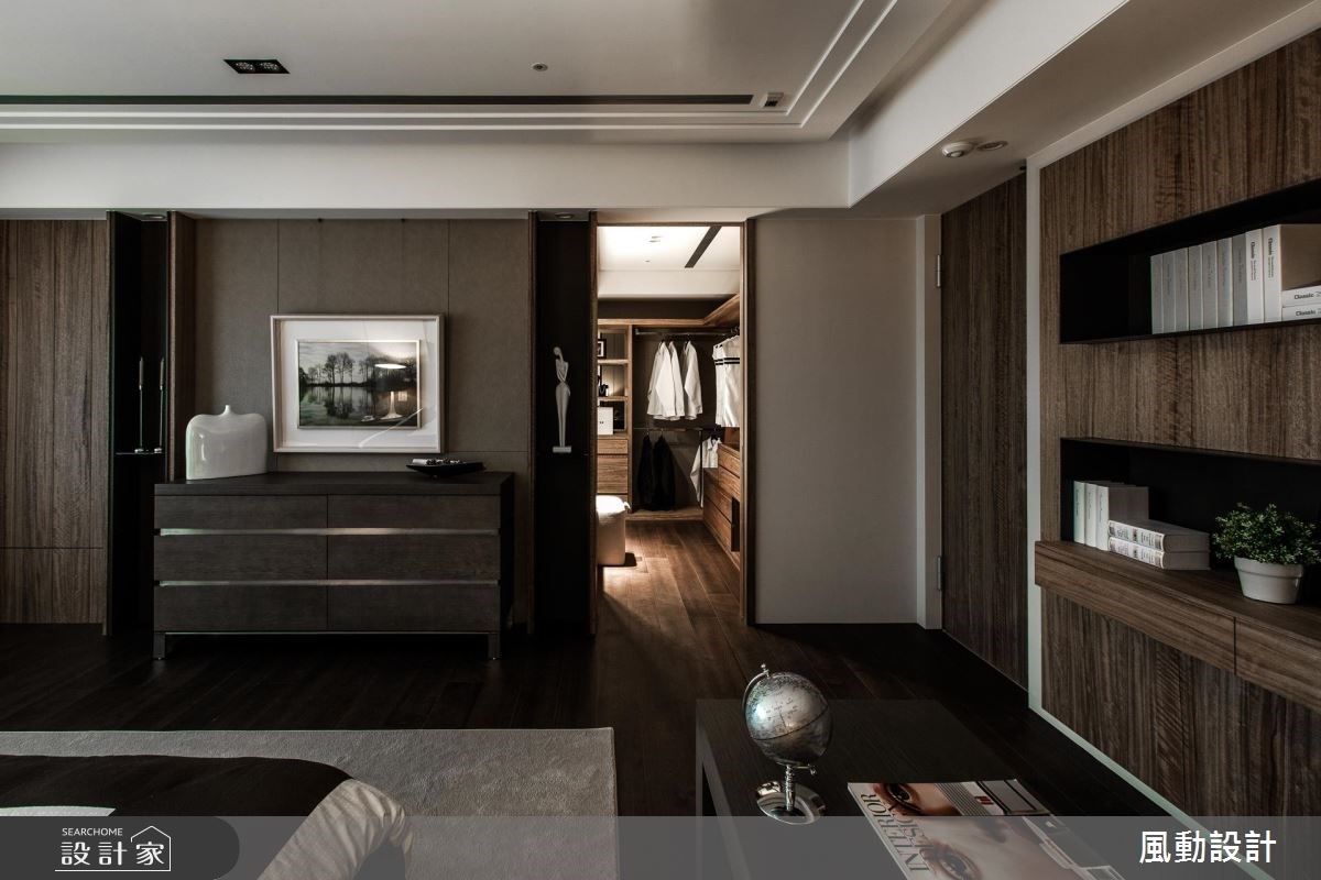 180坪新成屋(5年以下)＿新中式風臥室更衣間案例圖片＿風動設計有限公司＿風動_16之19