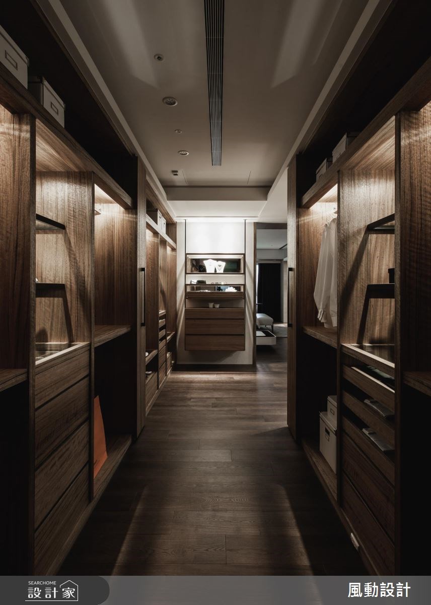 180坪新成屋(5年以下)＿新中式風更衣間案例圖片＿風動設計有限公司＿風動_16之20