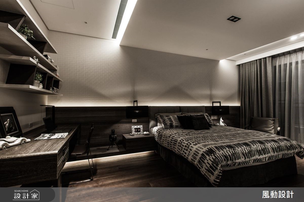 180坪新成屋(5年以下)＿新中式風臥室案例圖片＿風動設計有限公司＿風動_16之21