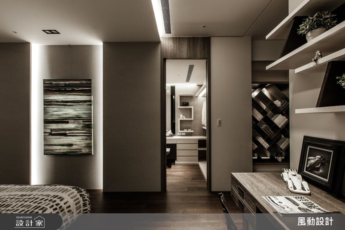 180坪新成屋(5年以下)＿新中式風臥室更衣間案例圖片＿風動設計有限公司＿風動_16之22