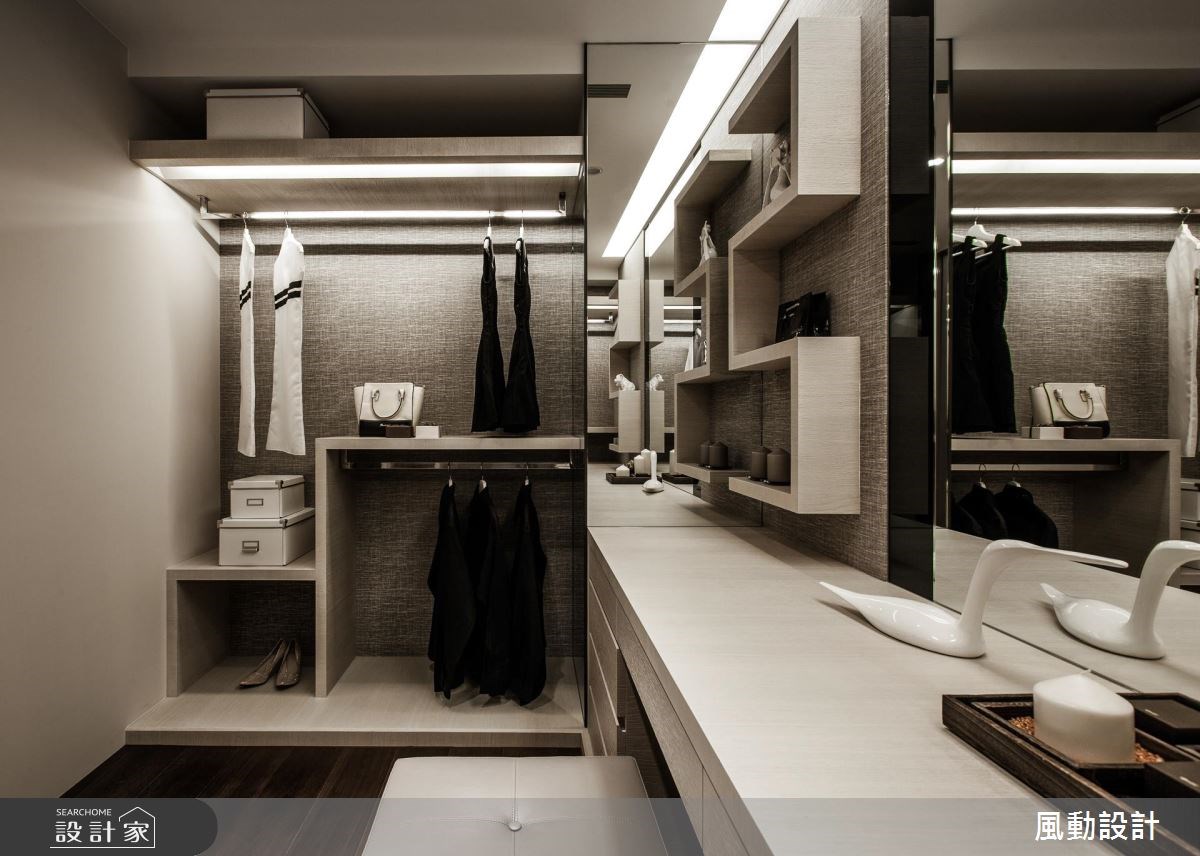180坪新成屋(5年以下)＿新中式風更衣間案例圖片＿風動設計有限公司＿風動_16之23