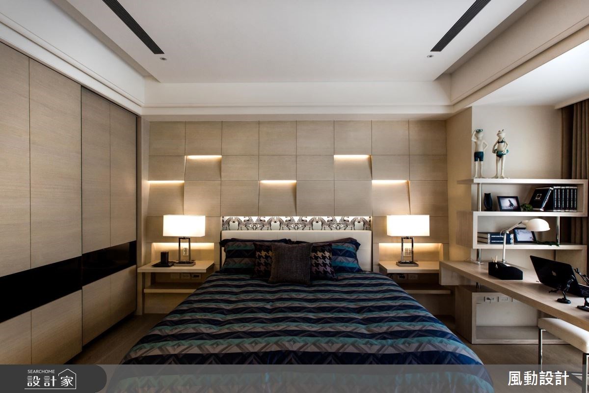 180坪新成屋(5年以下)＿新中式風臥室案例圖片＿風動設計有限公司＿風動_16之25