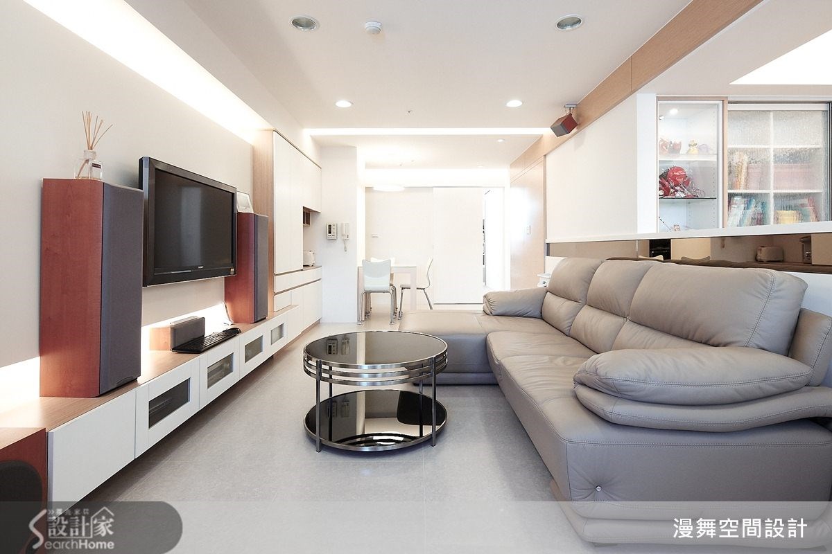 28坪中古屋(5~15年)＿簡約風客廳案例圖片＿漫舞空間系統設計＿漫舞_12之4