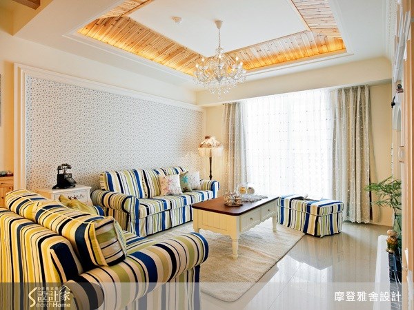 55坪＿鄉村風客廳案例圖片＿摩登雅舍室內設計＿摩登雅舍_12之2