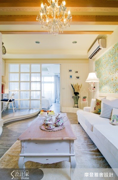 17坪＿鄉村風客廳案例圖片＿摩登雅舍室內設計＿摩登雅舍_14之3