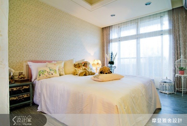 17坪＿鄉村風臥室案例圖片＿摩登雅舍室內設計＿摩登雅舍_14之10