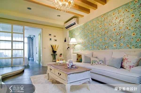 17坪＿鄉村風客廳案例圖片＿摩登雅舍室內設計＿摩登雅舍_14之4