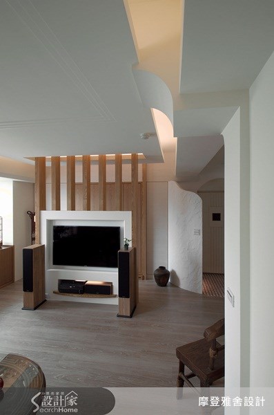 50坪中古屋(5~15年)＿新中式風客廳案例圖片＿摩登雅舍室內設計＿摩登雅舍_15之7