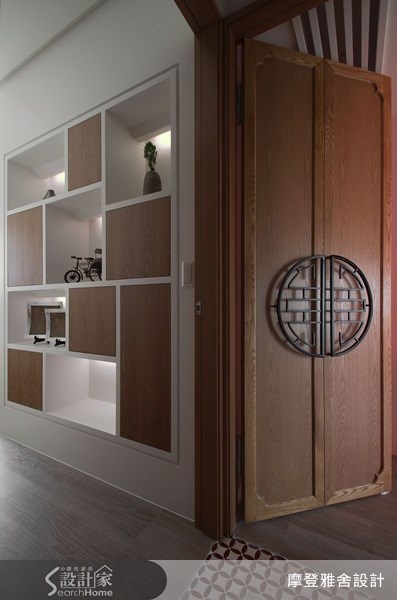 50坪中古屋(5~15年)＿新中式風玄關案例圖片＿摩登雅舍室內設計＿摩登雅舍_15之19