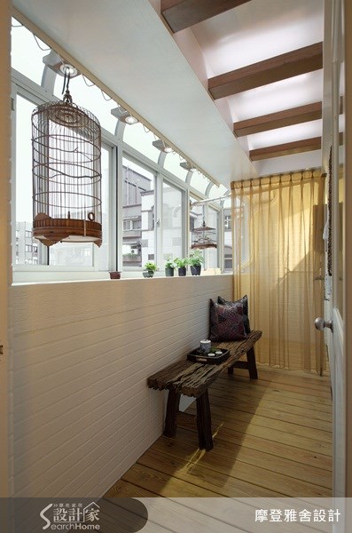 50坪中古屋(5~15年)＿新中式風走廊案例圖片＿摩登雅舍室內設計＿摩登雅舍_15之30