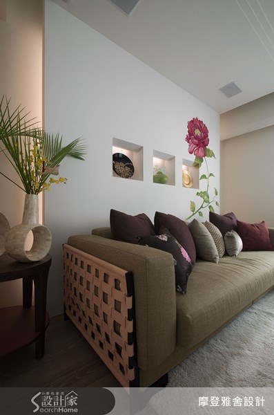 50坪中古屋(5~15年)＿新中式風客廳案例圖片＿摩登雅舍室內設計＿摩登雅舍_15之4