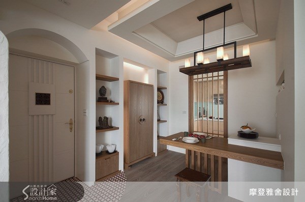 50坪中古屋(5~15年)＿新中式風玄關案例圖片＿摩登雅舍室內設計＿摩登雅舍_15之11