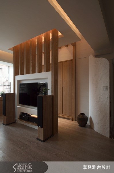 50坪中古屋(5~15年)＿新中式風客廳案例圖片＿摩登雅舍室內設計＿摩登雅舍_15之6