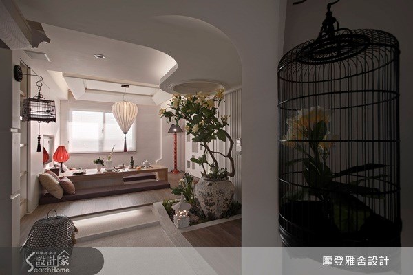 74坪新成屋(5年以下)＿南洋風客廳案例圖片＿摩登雅舍室內設計＿摩登雅舍_18之19