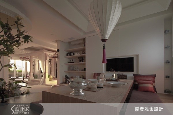 74坪新成屋(5年以下)＿南洋風客廳案例圖片＿摩登雅舍室內設計＿摩登雅舍_18之21