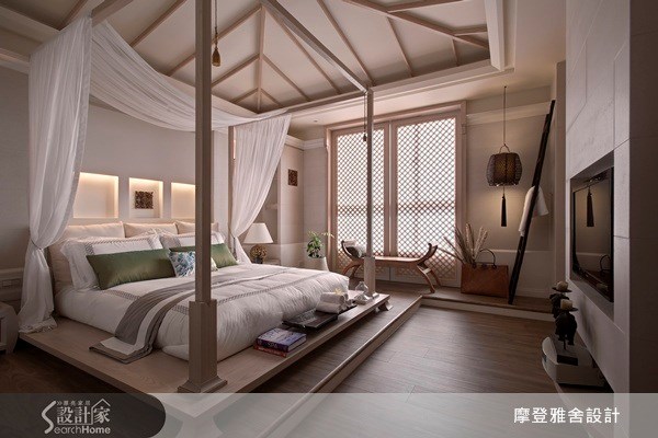 74坪新成屋(5年以下)＿南洋風臥室案例圖片＿摩登雅舍室內設計＿摩登雅舍_18之28