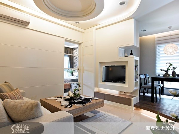 18坪新成屋(5年以下)＿現代風客廳案例圖片＿摩登雅舍室內設計＿摩登雅舍_16之4