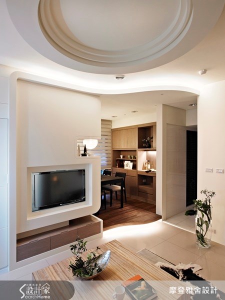 18坪新成屋(5年以下)＿現代風客廳案例圖片＿摩登雅舍室內設計＿摩登雅舍_16之5