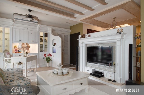 30坪新成屋(5年以下)＿鄉村風客廳案例圖片＿摩登雅舍室內設計＿摩登雅舍_19之11