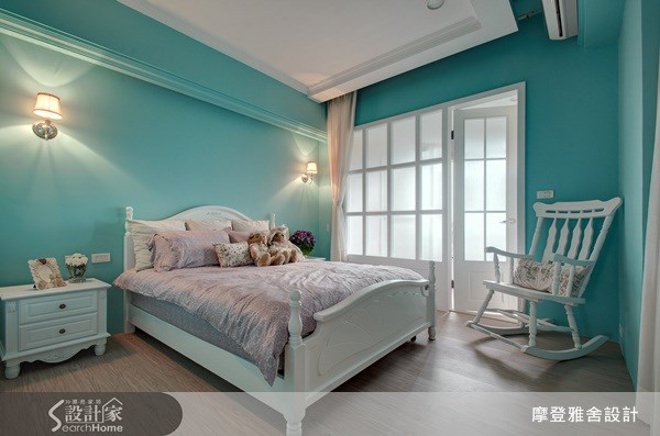 30坪新成屋(5年以下)＿鄉村風臥室案例圖片＿摩登雅舍室內設計＿摩登雅舍_19之21