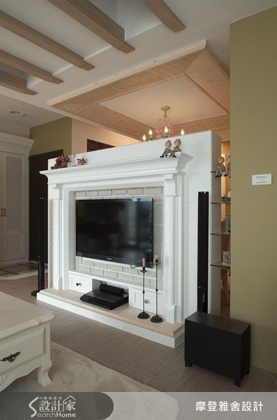 30坪新成屋(5年以下)＿鄉村風客廳案例圖片＿摩登雅舍室內設計＿摩登雅舍_19之16