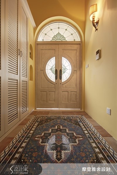 120坪新成屋(5年以下)＿鄉村風玄關案例圖片＿摩登雅舍室內設計＿摩登雅舍_21之1