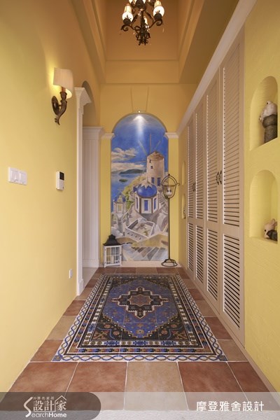 120坪新成屋(5年以下)＿鄉村風走廊案例圖片＿摩登雅舍室內設計＿摩登雅舍_21之19