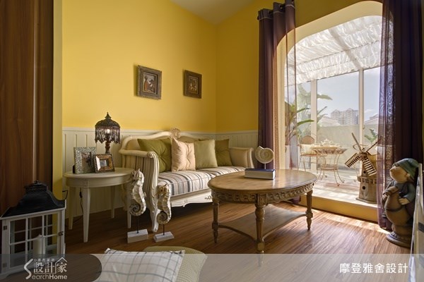 120坪新成屋(5年以下)＿鄉村風客廳案例圖片＿摩登雅舍室內設計＿摩登雅舍_21之15