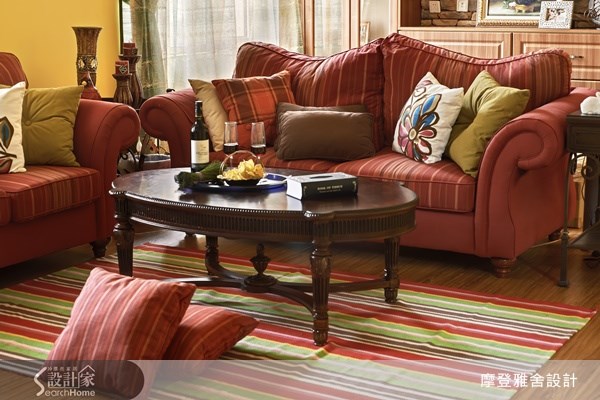 120坪新成屋(5年以下)＿鄉村風客廳案例圖片＿摩登雅舍室內設計＿摩登雅舍_21之6