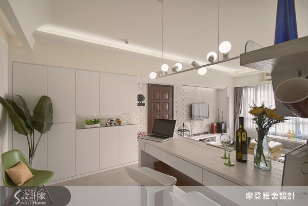 24坪中古屋(5~15年)＿鄉村風吧檯案例圖片＿摩登雅舍室內設計＿摩登雅舍_23之5