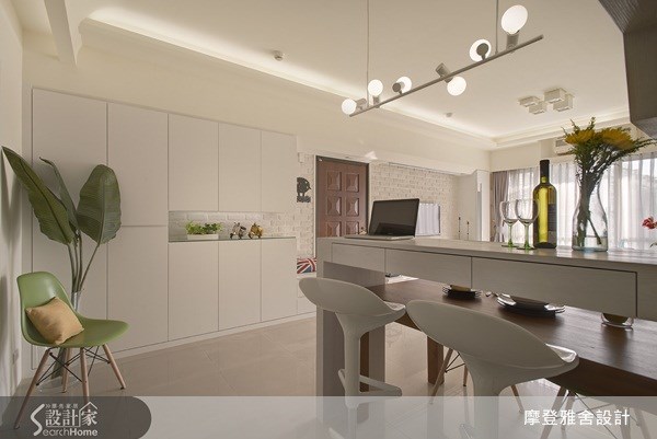 24坪中古屋(5~15年)＿鄉村風餐廳吧檯案例圖片＿摩登雅舍室內設計＿摩登雅舍_23之6