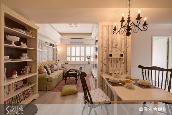 22坪新成屋(5年以下)＿鄉村風餐廳案例圖片＿摩登雅舍室內設計＿摩登雅舍_28之4