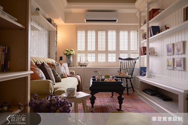 22坪新成屋(5年以下)＿鄉村風客廳案例圖片＿摩登雅舍室內設計＿摩登雅舍_28之6