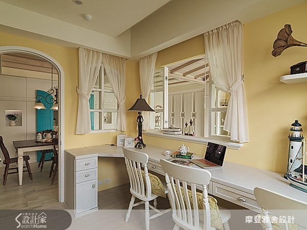 50坪新成屋(5年以下)＿鄉村風書房案例圖片＿摩登雅舍室內設計＿摩登雅舍_30之20