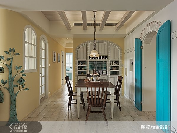 50坪新成屋(5年以下)＿鄉村風餐廳案例圖片＿摩登雅舍室內設計＿摩登雅舍_30之10