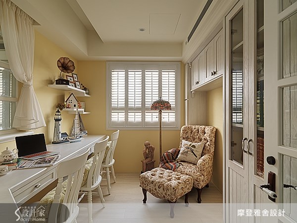 50坪新成屋(5年以下)＿鄉村風書房案例圖片＿摩登雅舍室內設計＿摩登雅舍_30之18
