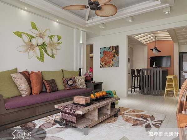 35坪老屋(16~30年)＿休閒風客廳案例圖片＿摩登雅舍室內設計＿摩登雅舍_35之8