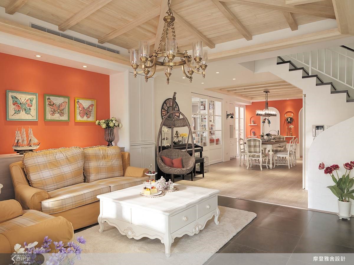 80坪中古屋(5~15年)＿鄉村風客廳案例圖片＿摩登雅舍室內設計＿摩登雅舍_36之5