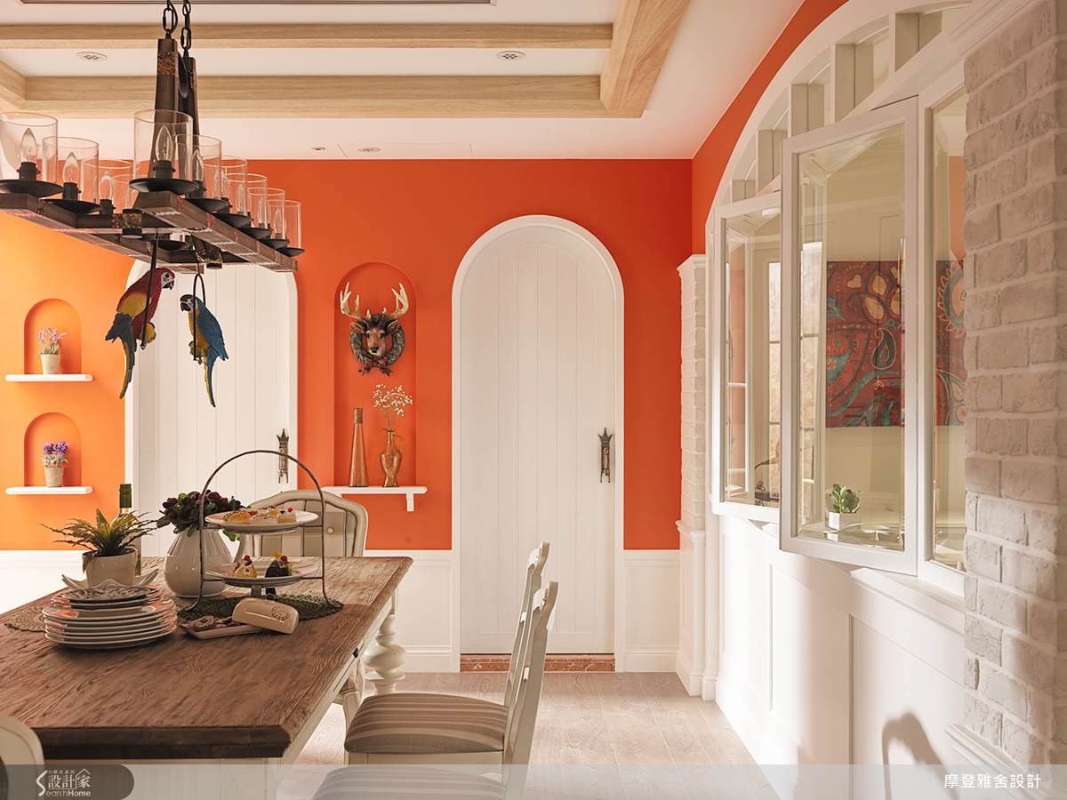 80坪中古屋(5~15年)＿鄉村風餐廳案例圖片＿摩登雅舍室內設計＿摩登雅舍_36之12