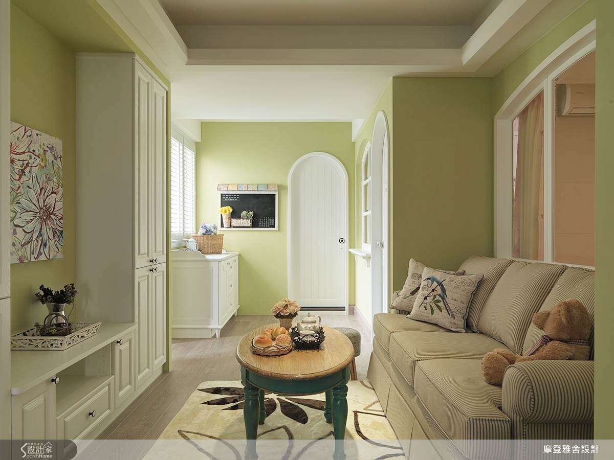 80坪中古屋(5~15年)＿鄉村風客廳案例圖片＿摩登雅舍室內設計＿摩登雅舍_36之19