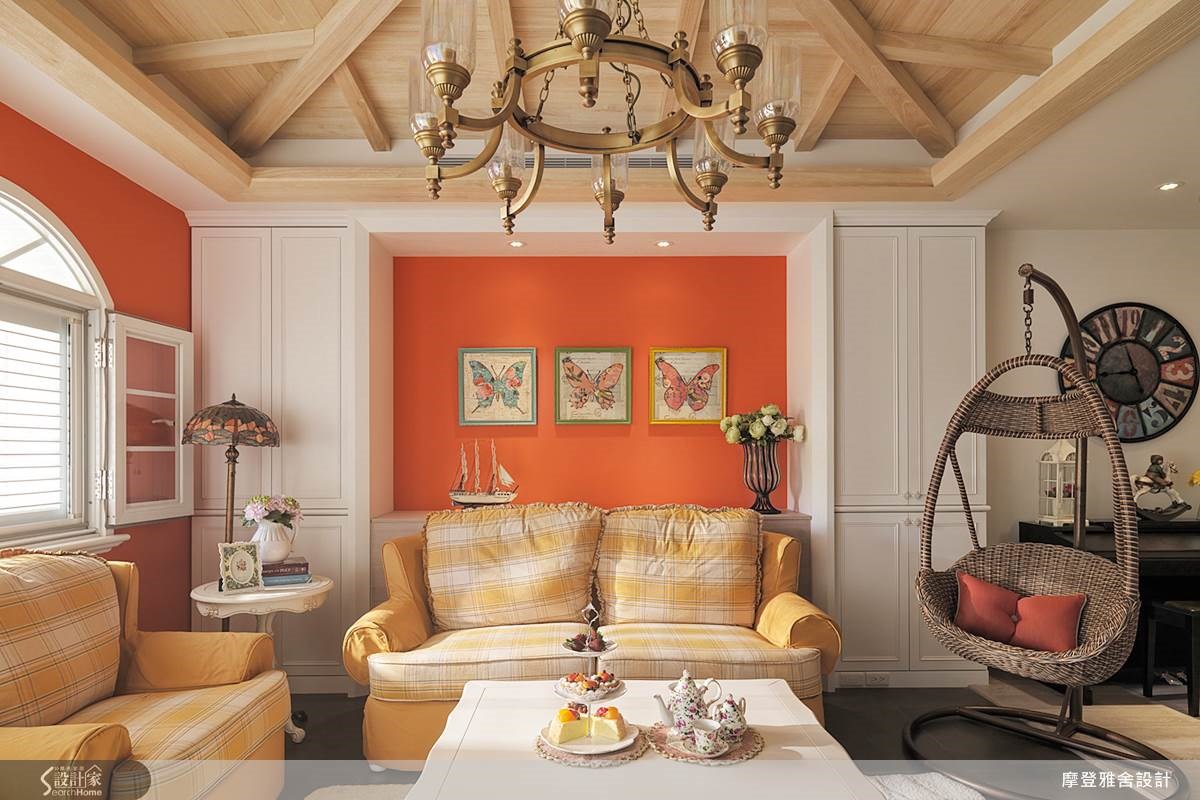 80坪中古屋(5~15年)＿鄉村風客廳案例圖片＿摩登雅舍室內設計＿摩登雅舍_36之4