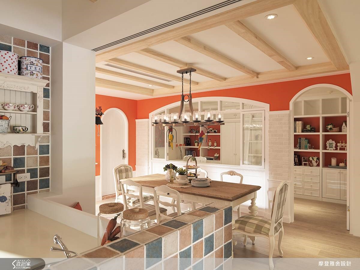 80坪中古屋(5~15年)＿鄉村風餐廳案例圖片＿摩登雅舍室內設計＿摩登雅舍_36之9