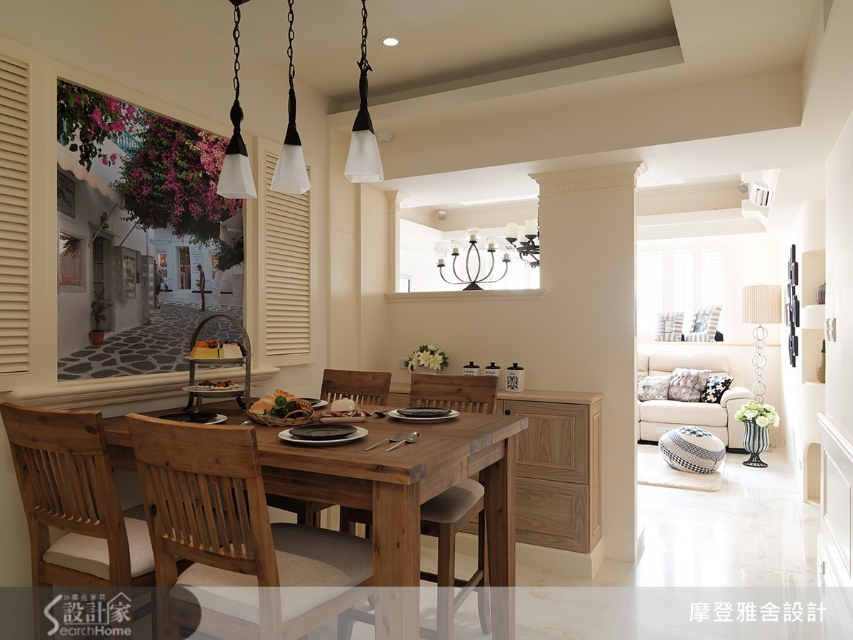 35坪老屋(16~30年)＿美式風餐廳案例圖片＿摩登雅舍室內設計＿摩登雅舍_37之7