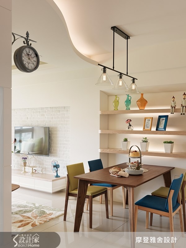 27坪新成屋(5年以下)＿鄉村風餐廳案例圖片＿摩登雅舍室內設計＿摩登雅舍_38之10